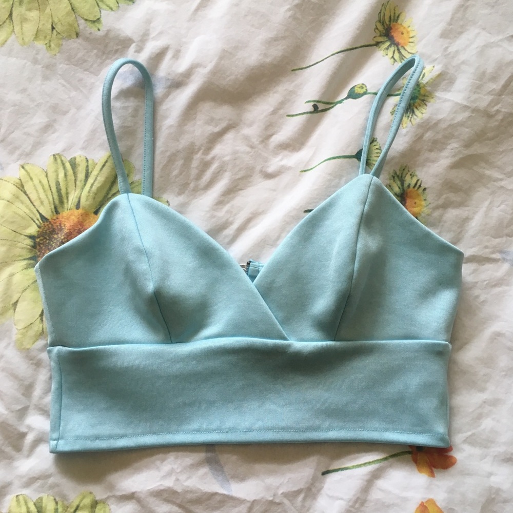 Blue Topshop Bralette